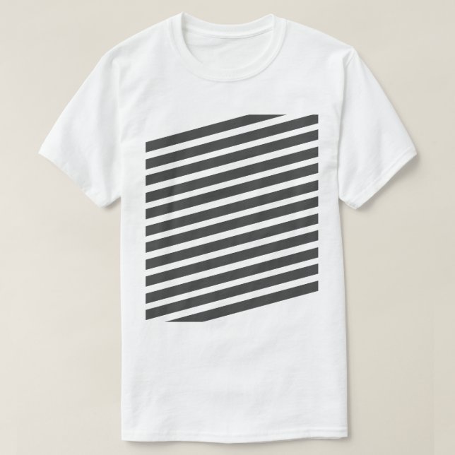 Gray Lines T-Shirt (Design Front)