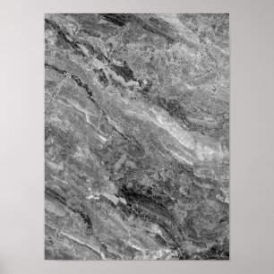 Gray marble poster