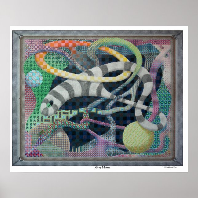 Gray Matt Creative Artwork Poster psychédélique (Devant)