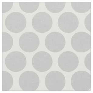 Gray Mod Dots Fabric