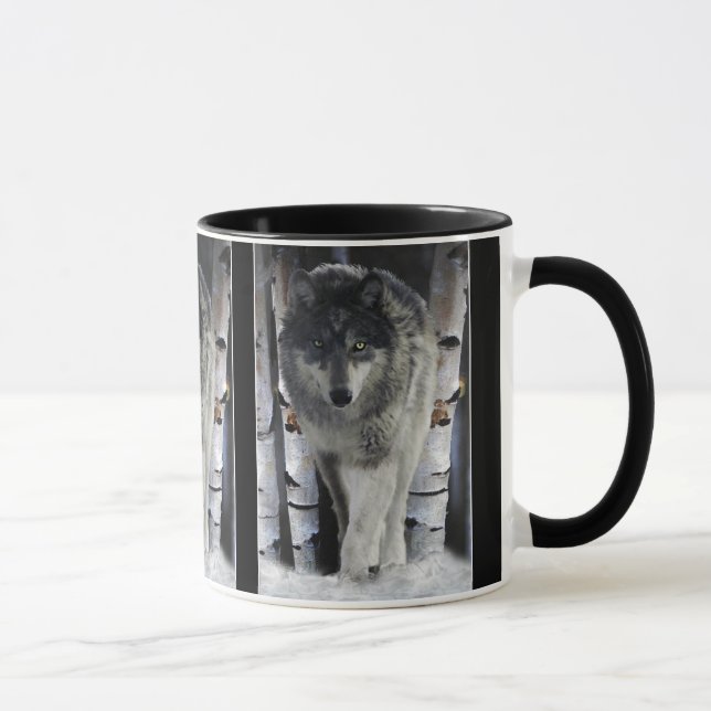 GRAY PACK WOLF Wildlife Gift Mugs (Droite)