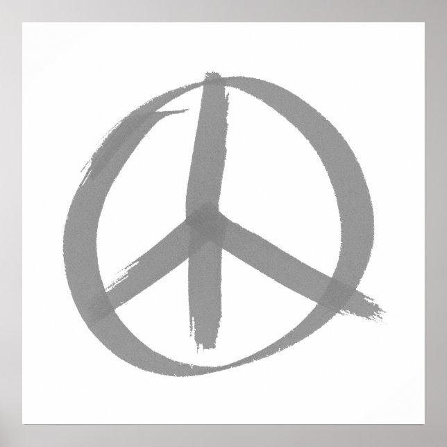 Gray Peace Sign (Front)