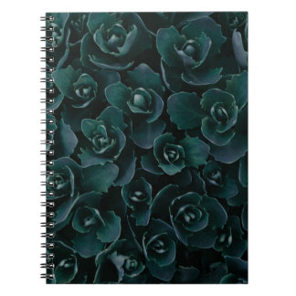 GRAY PETAL FLOWER IN BLOOM NOTEBOOK
