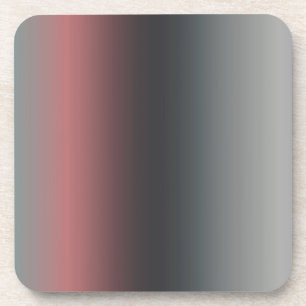 Gray, pink, black gradient, Ombre. Coaster