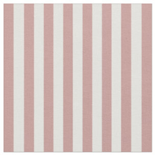 Gray-Pink & Ivory Stripes Fabric
