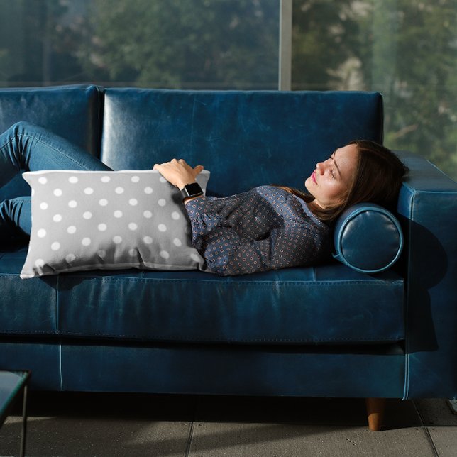 Gray Polka Dot Pillowcase (Creator Uploaded)
