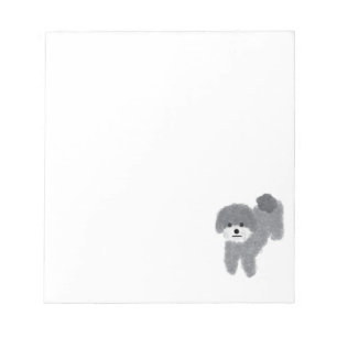 Gray Poodle #2 Notepad 