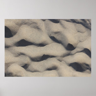 Gray sand poster