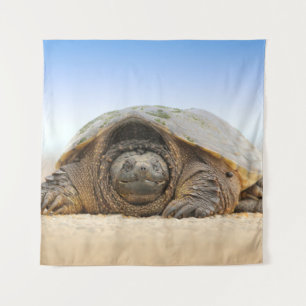 GRAY SAND TURTLE TAPESTRY