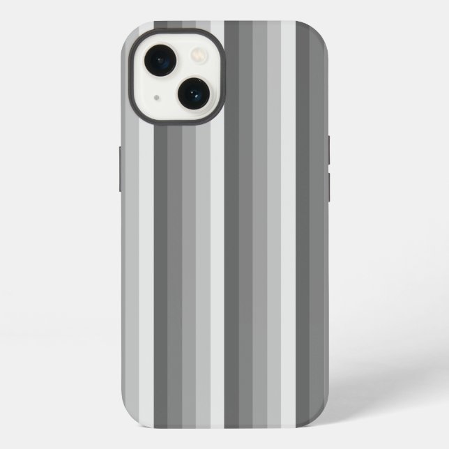 Gray shadow stripes Case-Mate iPhone case (Back)