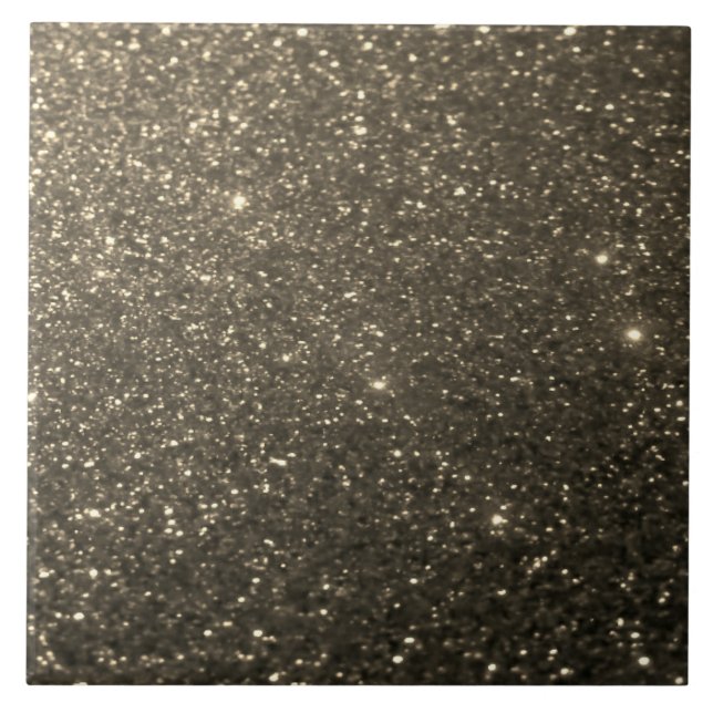 gray silver metallic  glitter tile (Front)