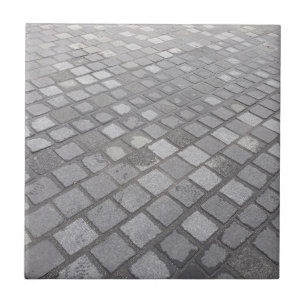 Gray Square Paving Background Tile