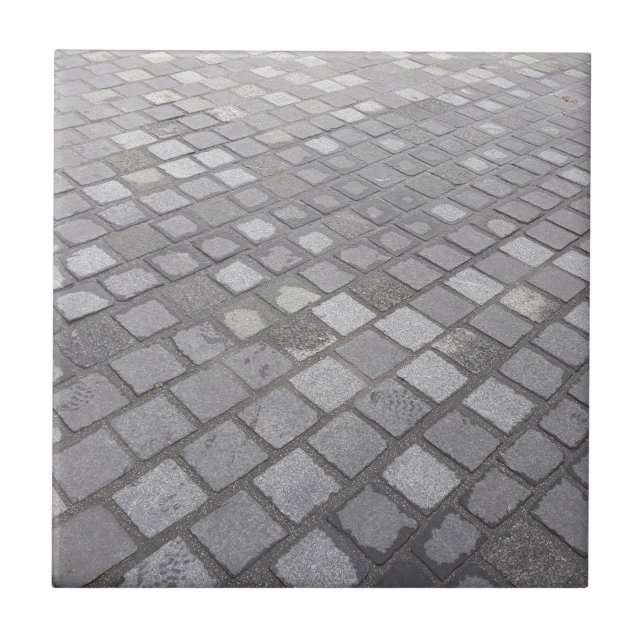 Gray Square Paving Background Tile (Front)