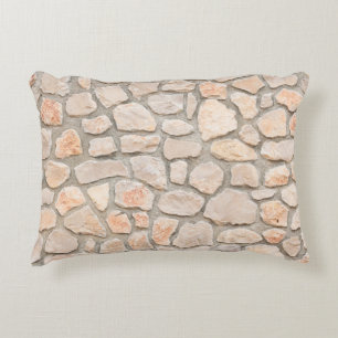 Gray stone wall background. stone, texture, wall, accent pillow