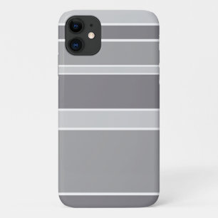 Gray stripes iPhone 11 case