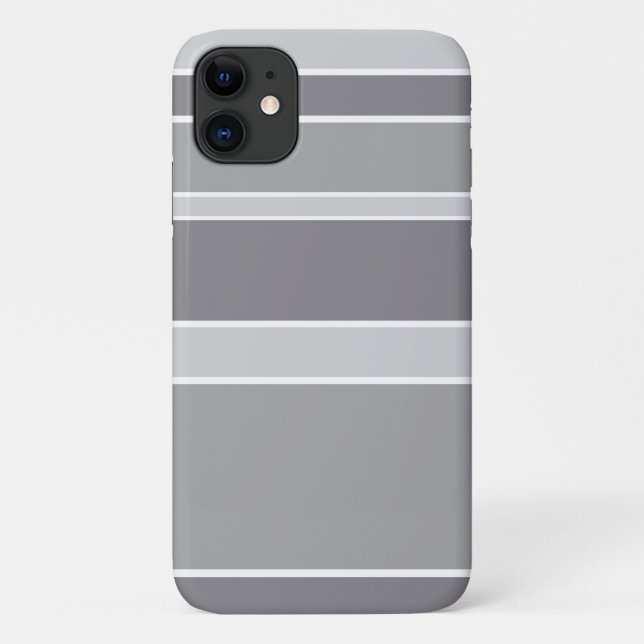 Gray stripes Case-Mate iPhone case (Back)