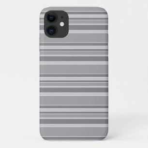 Gray stripes iPhone 11 case