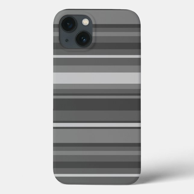 Gray stripes Case-Mate iPhone case (Back)