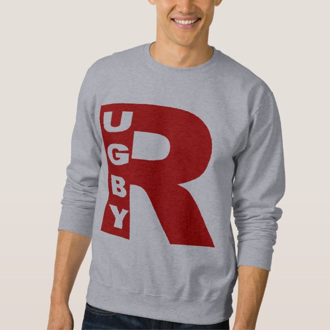 Gray T-shirt for Men RUGBY Sweatshirt (Front)
