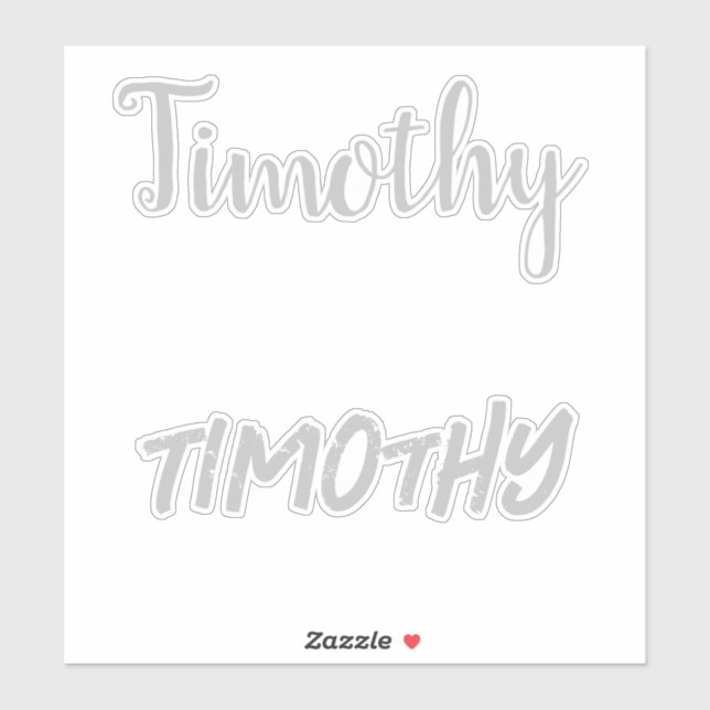 Gray Timothy Name,  (Sheet)