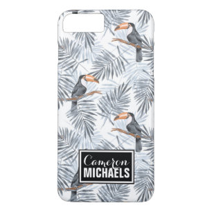 Gray Toucan Add Your Name iPhone 8 Plus/7 Plus Case