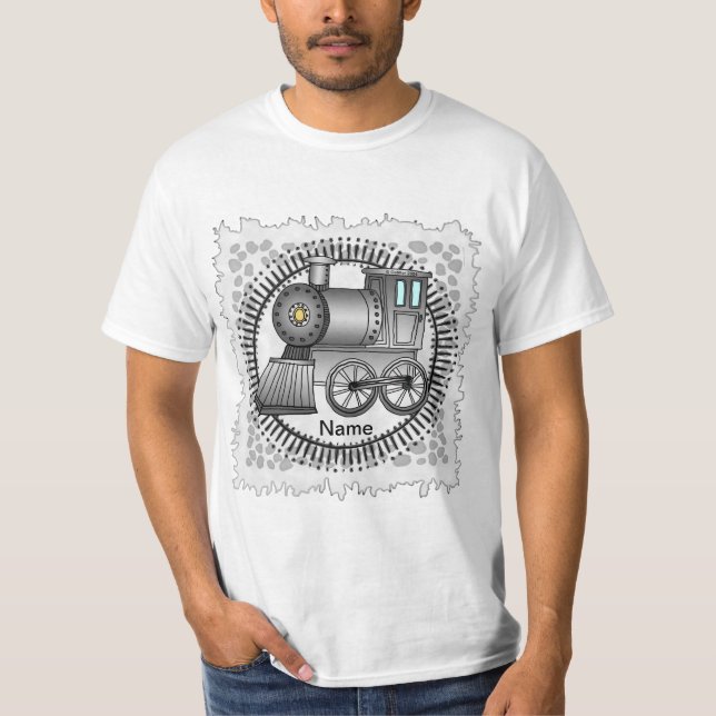 Gray Train t-shirt (Front)