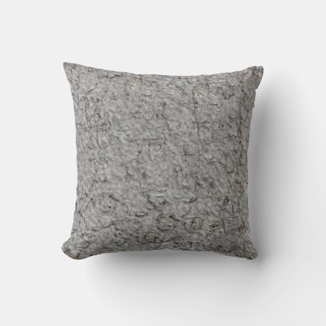 Gray wall background throw pillow (Front)