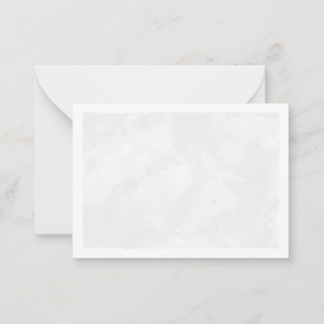Gray Watercolor Blank All Occasion Card (Front)