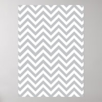 Gray & White Zig Zags