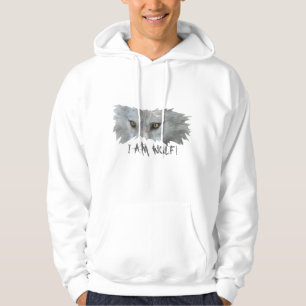 GRAY WOLF EYES Sweat - shirt à capuche de la faune