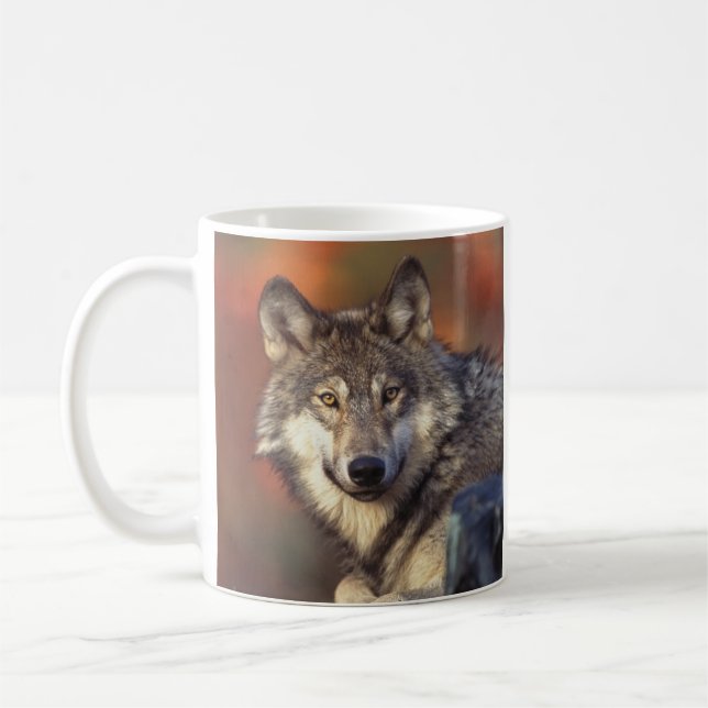 Gray Wolf Mug (Gauche)