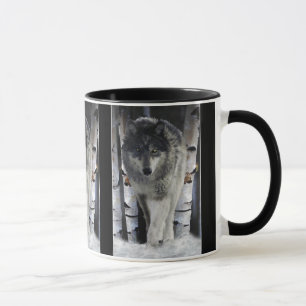 GRAY WOLF Wild animaux cadeaux Mugs