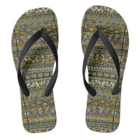 Graygreen Wax Adult Flip Flops, Wide Straps