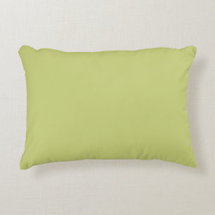 Grayish apple green accent pillow