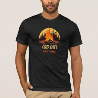 Grayling Michigan Campfire T-Shirt