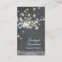 Grayscale Dandelion Massage Therapy