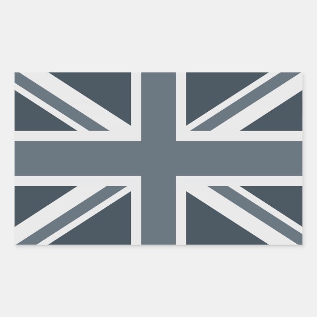 Grayscale England Flag Sticker (Front)