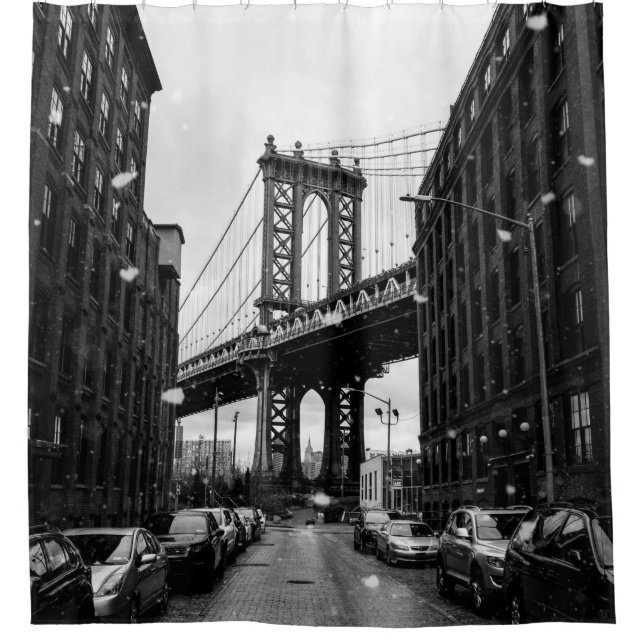 GRAYSCALE PHOTOGRAPHY OF BROOKLYN BRIDGE (Front)