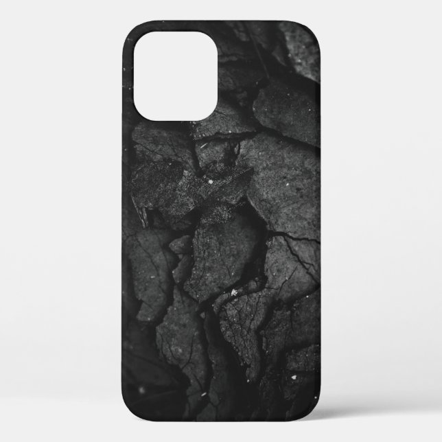 Grayscale photography of rock formation Case-Mate iPhone case (Back)