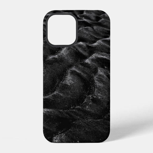 Grayscale photography of sand iPhone case (Back)