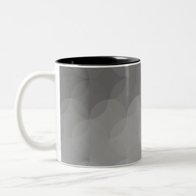 GrayScale Two-Tone Coffee Mug (Left)