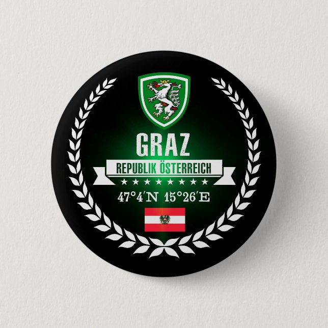 Graz 2 Inch Round Button (Front)