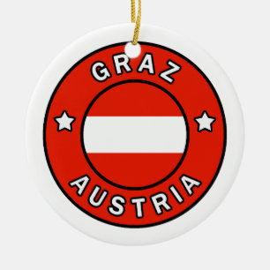 Graz Austria Ceramic Ornament