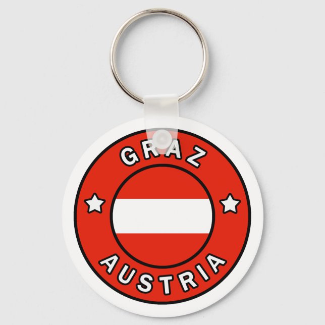 Graz Austria Keychain (Front)