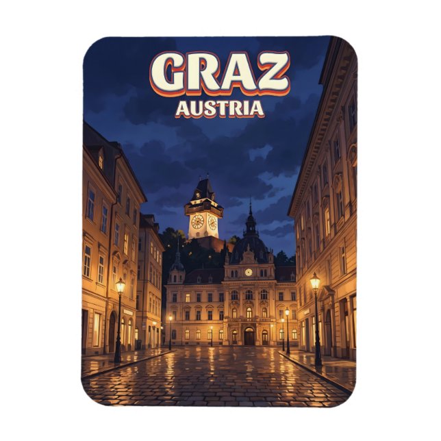 Graz Austria Magnet (Vertical)