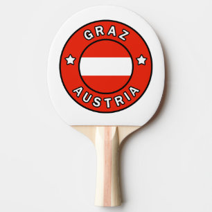 Graz Austria Ping Pong Paddle