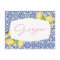 Grazie Italian Lemons Blue Tiles Shower Thank You