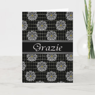 Grazie Italian You Thank Thank You Card