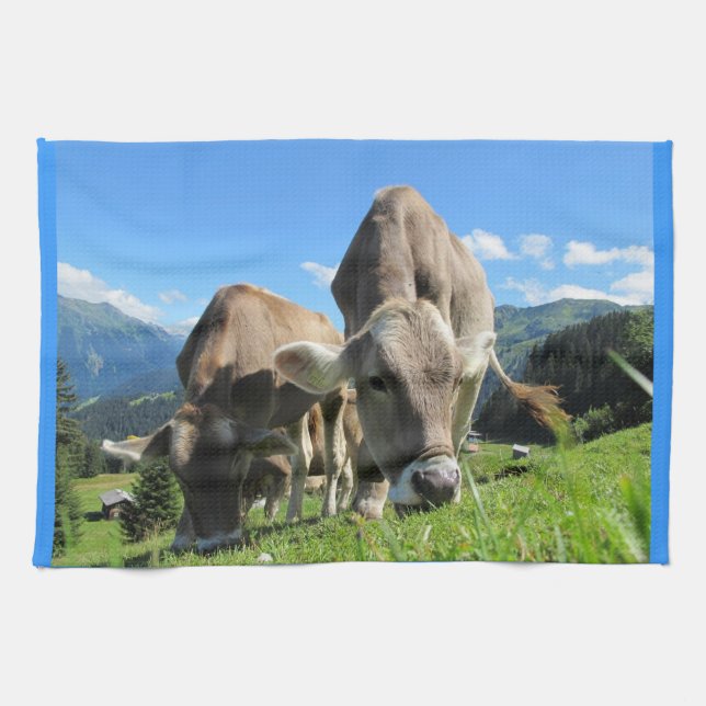 Grazing Cow Towel (Horizontal)