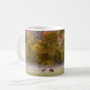 Grazing Elk Couple Classic Mug